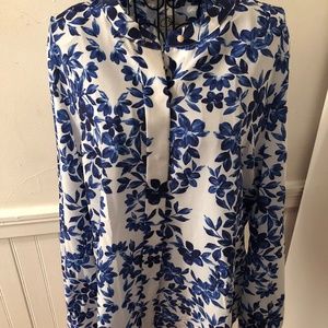 Olivia Culpo Floral Blouse